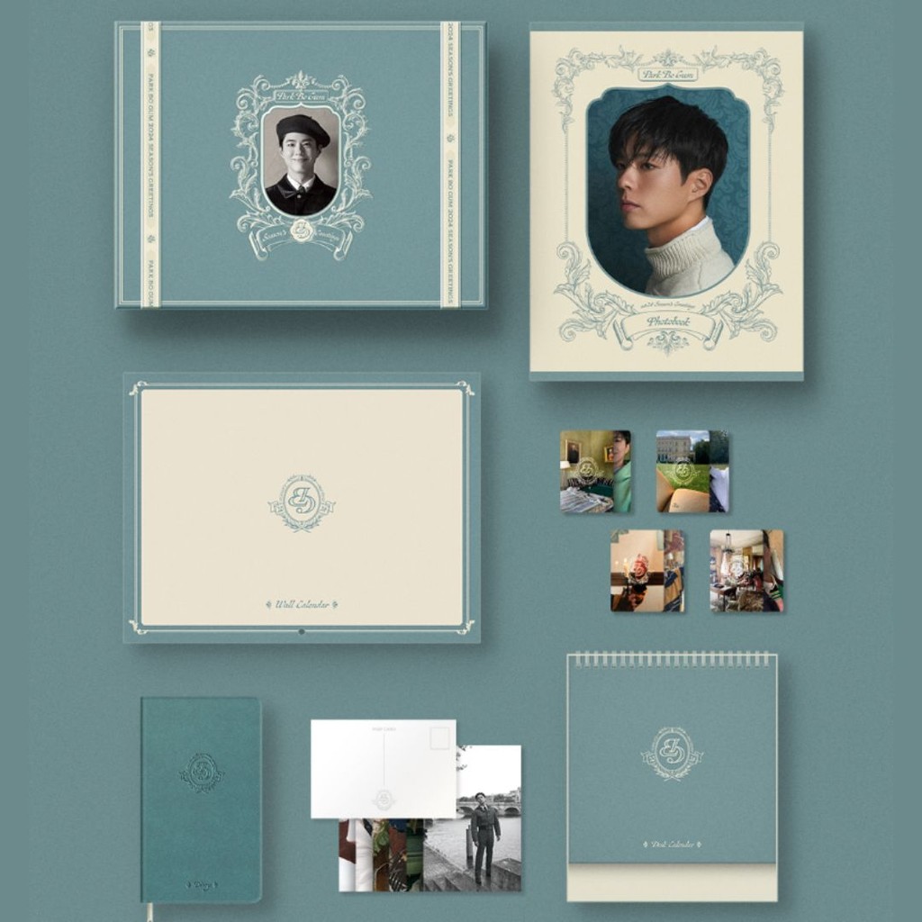 Park Bogum Season's Greeting 2024 เซ็ทปฏิทินปีใหม่ 2024 ของพัคโบกอม (แยกชิ้นขาย)