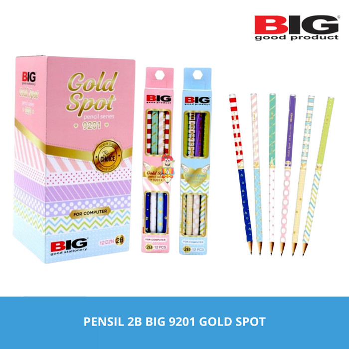2B Gold Spot Pencil 9201 BIG / 2B Gold Spot Pencil