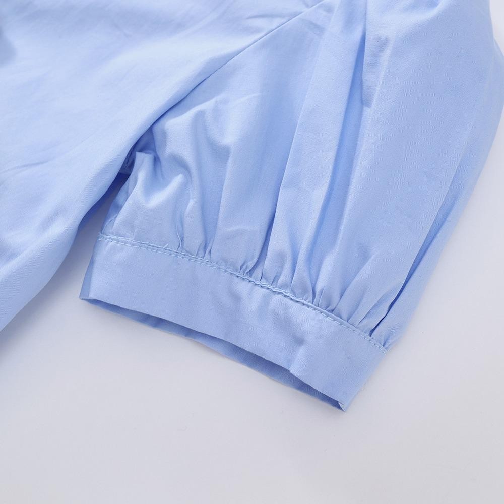 Hania kids ชุดเดรสแขนสั้นลายกระต่ายสำหรับเด็กผู้หญิง 2025 ฤดูร้อนใหม่ เวอร์ชั่นเกาหลี-K4125068 - รูปที่ 5