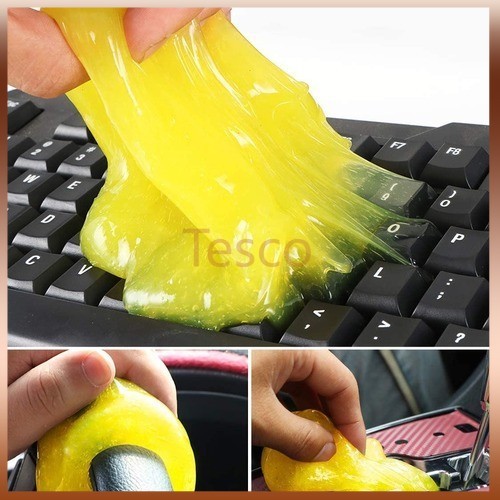 Tesco เจลดูดฝุ่น สไลม์ดูดฝุ่น ทำความสะอาดซอกมุมเล็กๆ ที่ทําความสะอาดคีย์บอร์ด ช่องแอร์รถยนต์