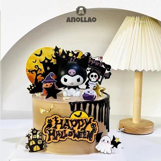 ปลั๊กอินเค้กซีรีส์ น่ารัก Kuromi KT Pacha ปลั๊กอิน ลายคุโรมิน่ารัก สําหรับตกแต่งเค้กวันเกิดเด็กผู้หญิง
