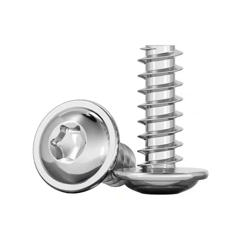 PWB 304 Stainless Steel Pan Head Plus-Blossom Torx with Cushion Self-Tapping Screw Anti-Theft Phone 