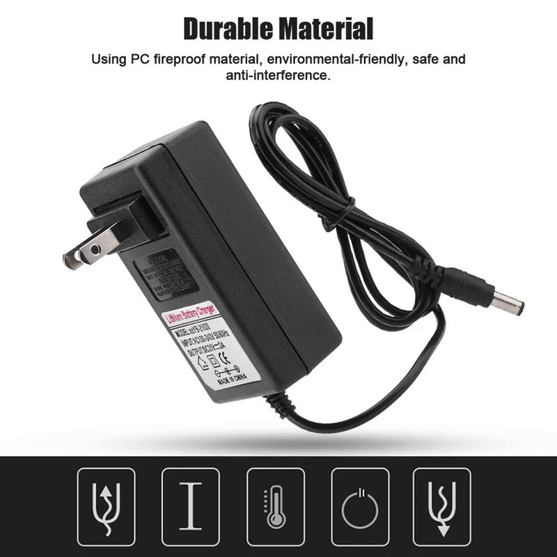 AC 100240V DC 21V 2A Safe Charge Power Supply Adapter Lithiumion Battery Charger new