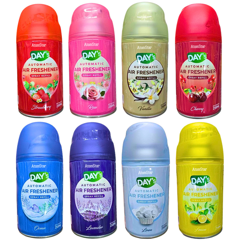 สเปรย์น้ำหอมปรับอากาศ 250มล. DAY's Automatic Air Freshener Spray Refill 250ML สเปรย์น้ำหอมดับกลิ่น