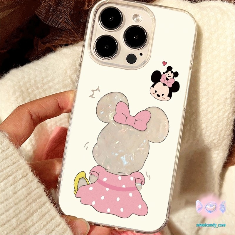 เคสแข็งคุณภาพเงางาม เคสการ์ตูนน่ารัก เคสไอโฟน11 for iphone13 14 12 15 11 16 Pro Max 7Plus 8Plus SE XS Max X XR