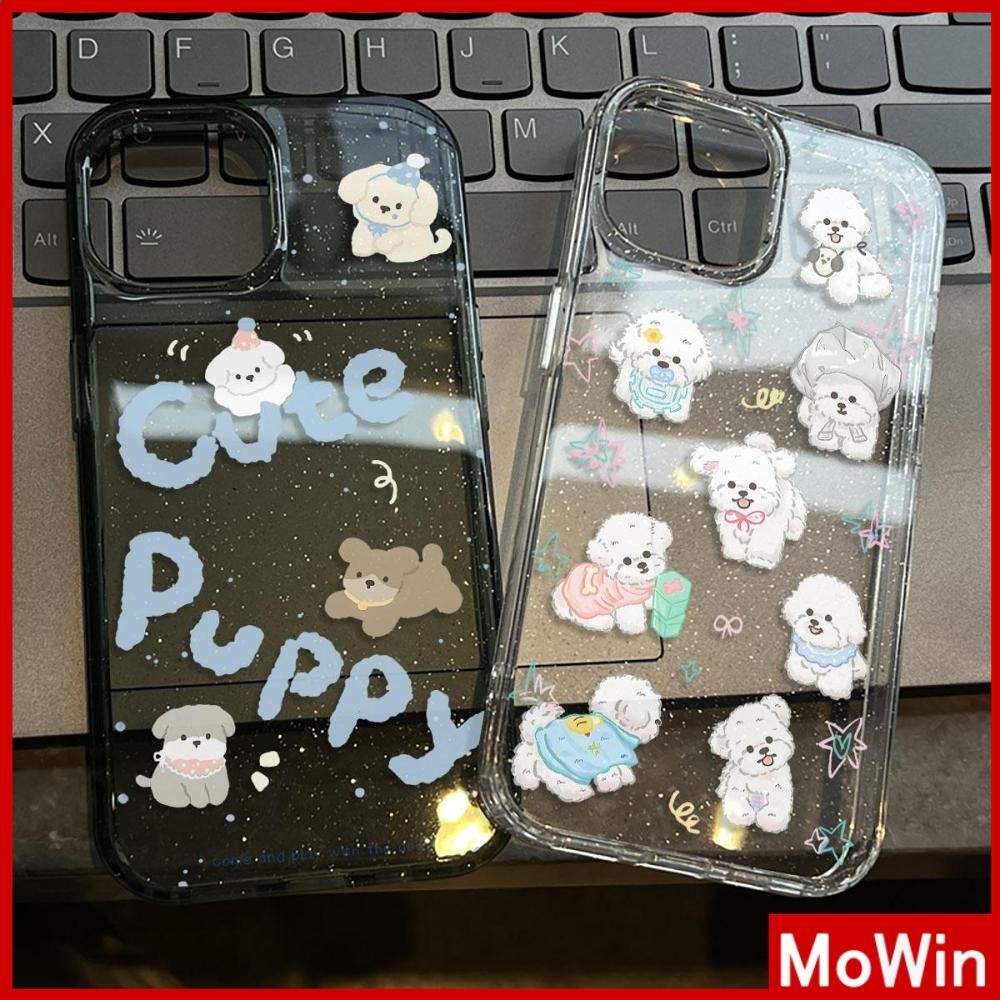 Movin - เคส iPhone 16 Pro Max iPhone 11 เคสใสแบบแวววาว TPU นุ่มสีสันสดใส สัตว์น่ารักสีสันสดใสสวยงาม Compatible iPhone15 Pro max 14 13 12 Pro max XS XR 7 Plus 8 Plus