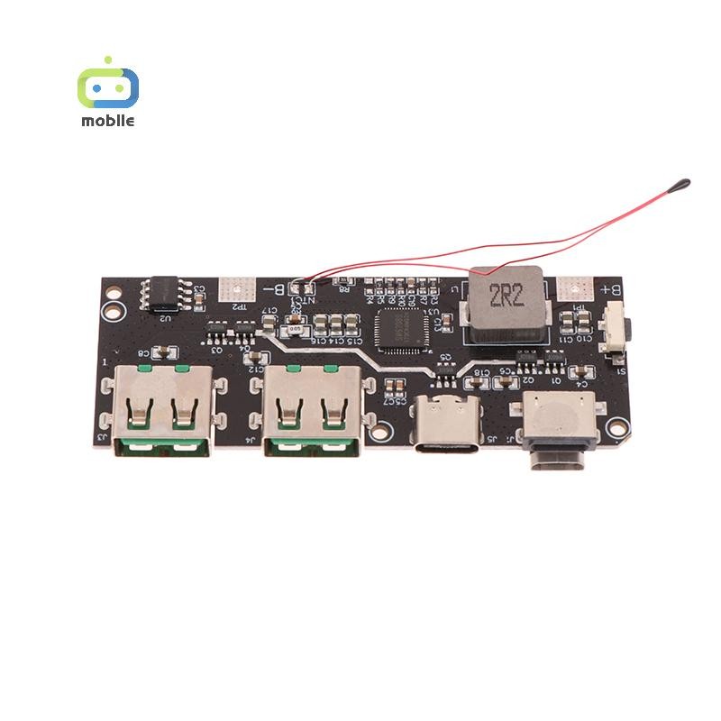 [maygood] QC4.0+PD3.0 LED Dual USB 22.5W Micro/Type-C USB Mobile 18650 โมดูลชาร์จอุณหภูมิ/วงจรป้องกัน {TH}