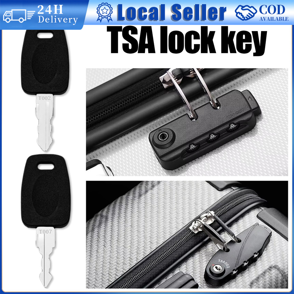 2PCS มัลติฟังก์ชั่ TSA007 ล็อคคีย์ Master Key กระเป๋าสําหรับกระเป๋าเดินทาง Customs TSA ล็อค Key Bout