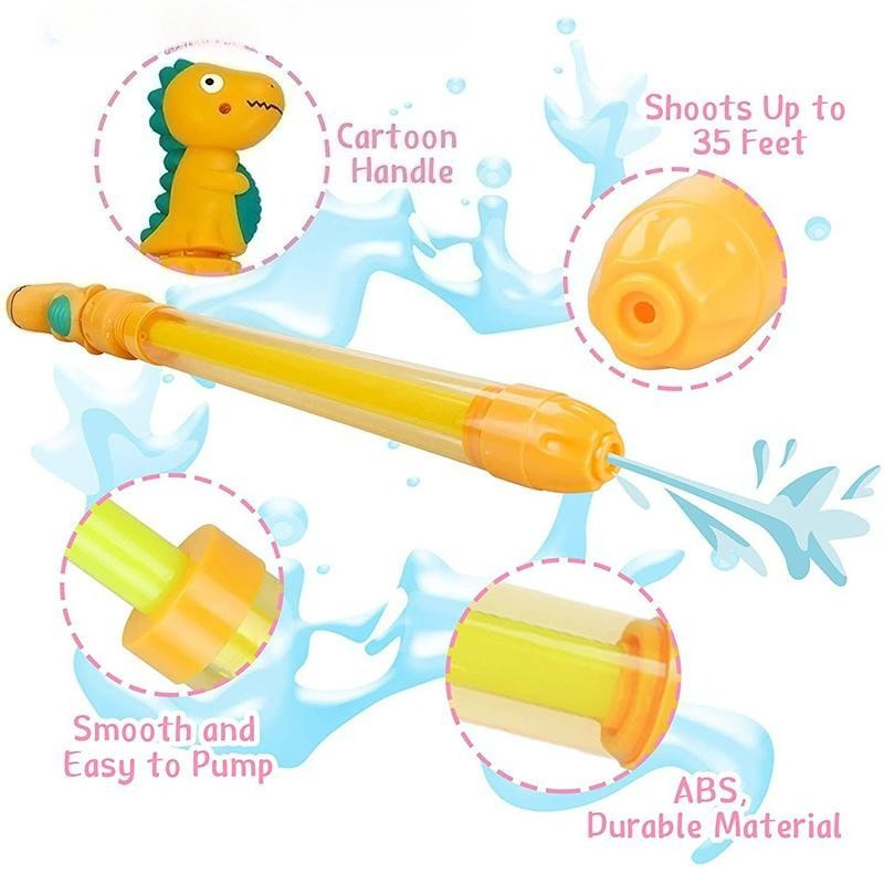 Kids Outdoor Water Launcher Summer Splash Battle Beach Pool Toy Interactive Pull-Out Water Toy Water Play Game for Children - รูปที่ 3