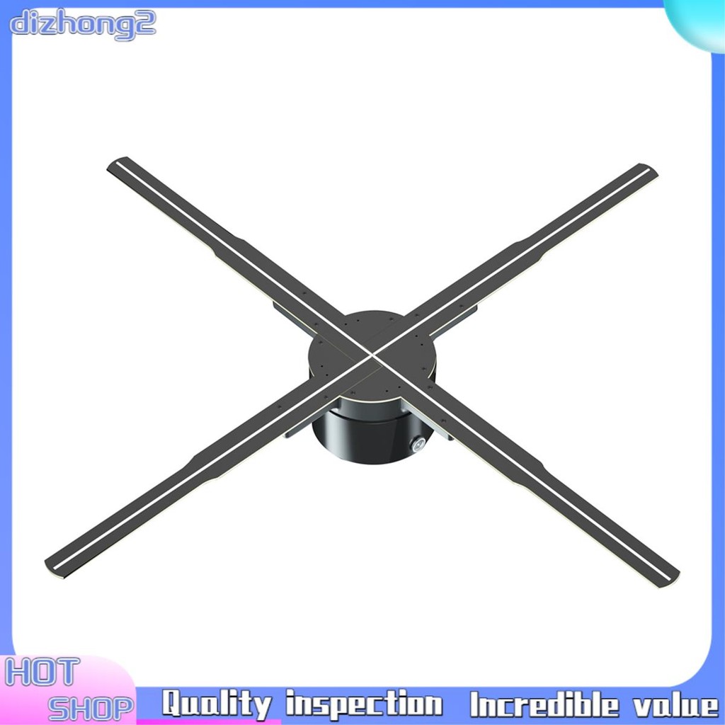 [dizhong2]WiFi 3D Holographic โปรเจคเตอร์ 576LED APP ควบคุมพัดลมเครื่องเล่นโฮโลแกรมสําหรับภาพร้านค้า