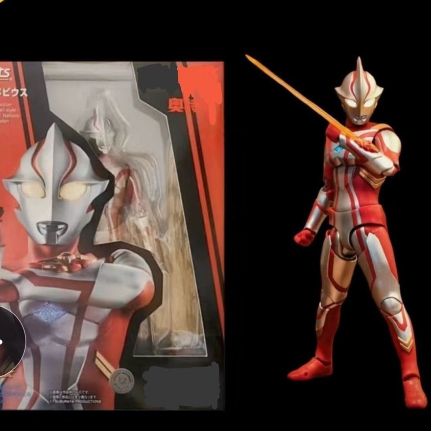 SHF Dream Bius Ultraman Little Dream สามารถเคลื่อนย้ายได้ mebius การตกแต่งตุ๊กตารุ่นแรกของ Serodega