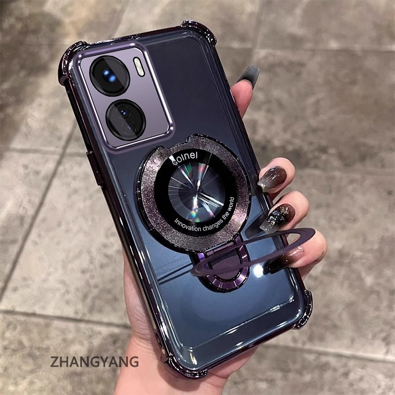 สําหรับ Redmi 13C Clear Case หนาฝาครอบชุบซิลิโคน ShockProof เคสโทรศัพท์ CCCCA9