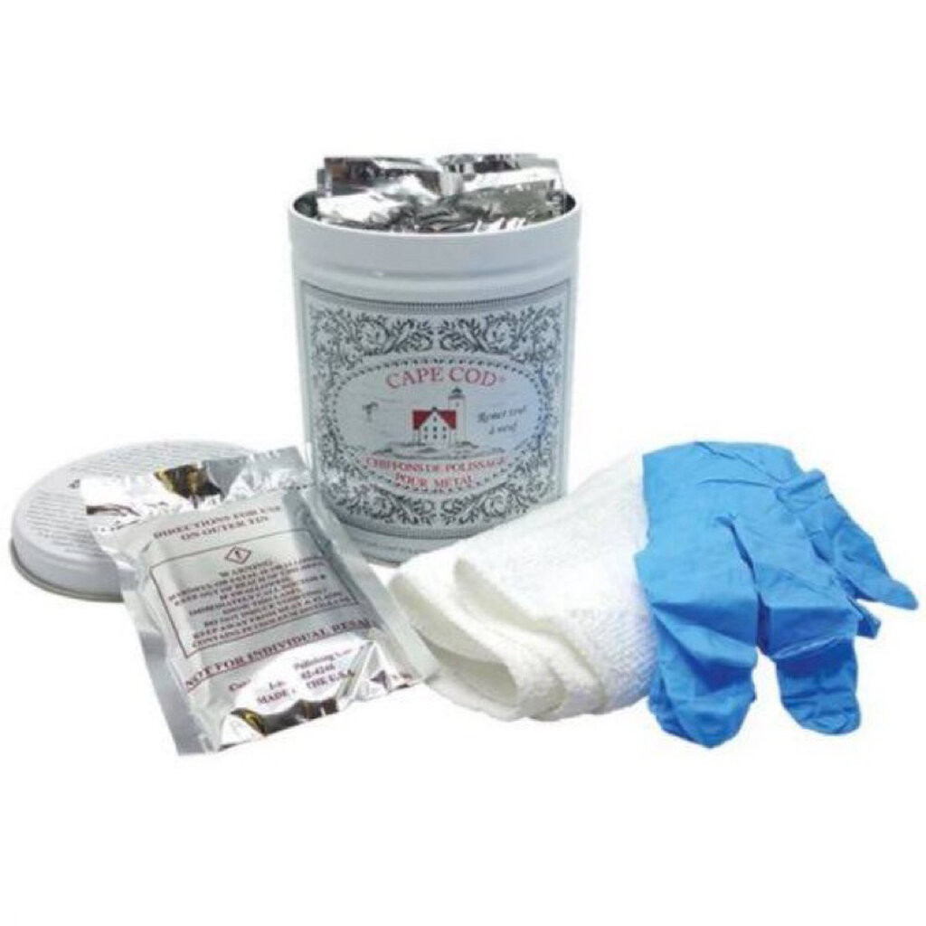 Cape Cod Metal Polishing Cloth ผ้าอาบน้ำยาแบบแห้ง สำหรับขัดโลหะให้กลับมาเงาเหมือนใหม่ เลือนรอยขนแมว