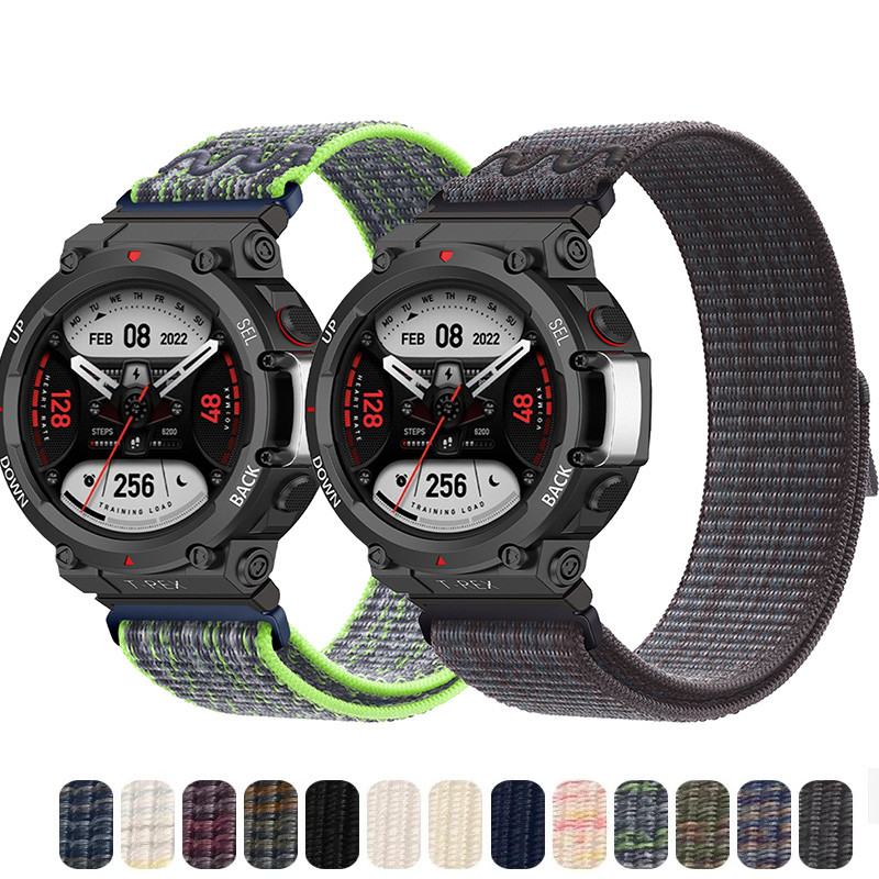 สายรัดไนลอนสําหรับ Huami Amazfit T-Rex 3 SmartWatch สร้อยข้อมือสําหรับ Amazfit T-Rex/Pro T-Rex 2Ultra สายรัดข้อมือ Correa