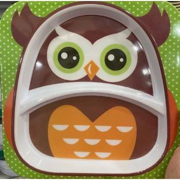 8.5 10.5 SQUARE CHILDRENS PLATE / VANDA MELAINE ROUND PLATE