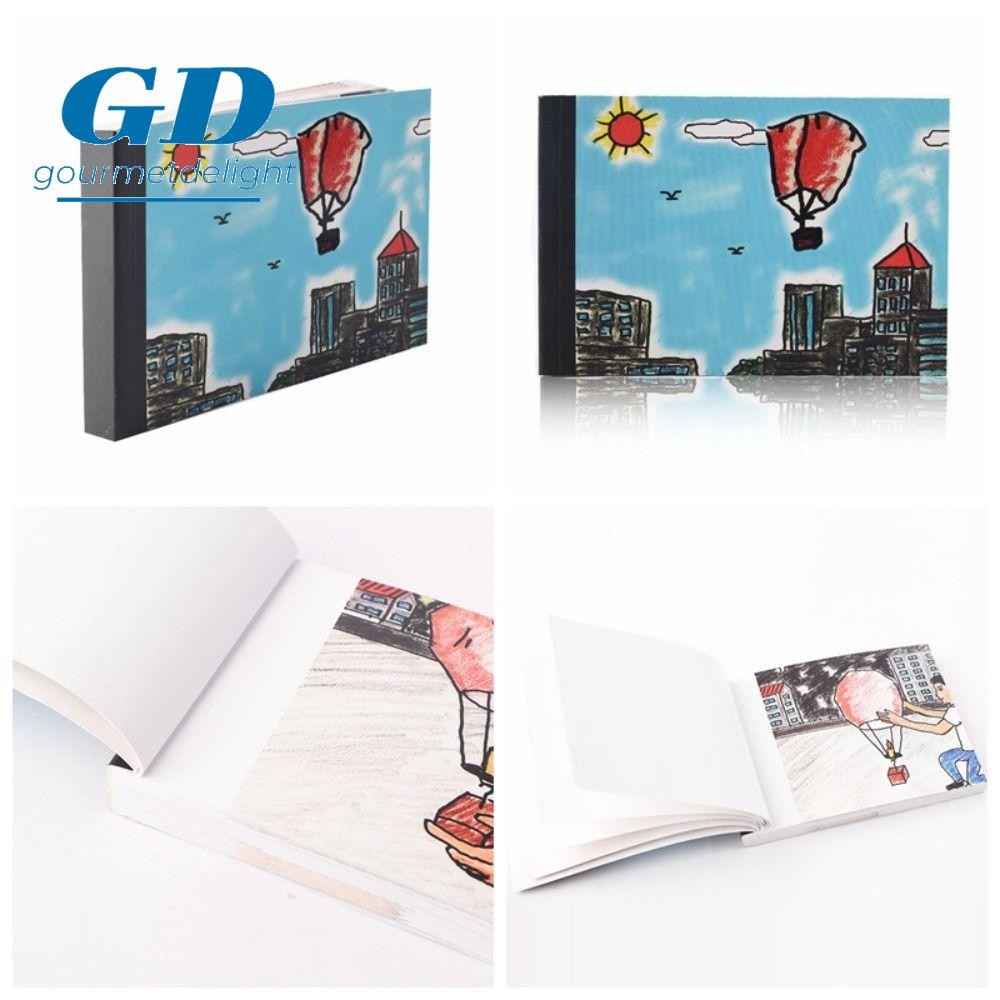 GOURMETDELIGHT คําสารภาพการ์ตูน FlipBook, สร้อยคอซ่อนแหวนโรแมนติกมือพลิกหนังสือ, เทรนด์สร้างสรรค์ Fl