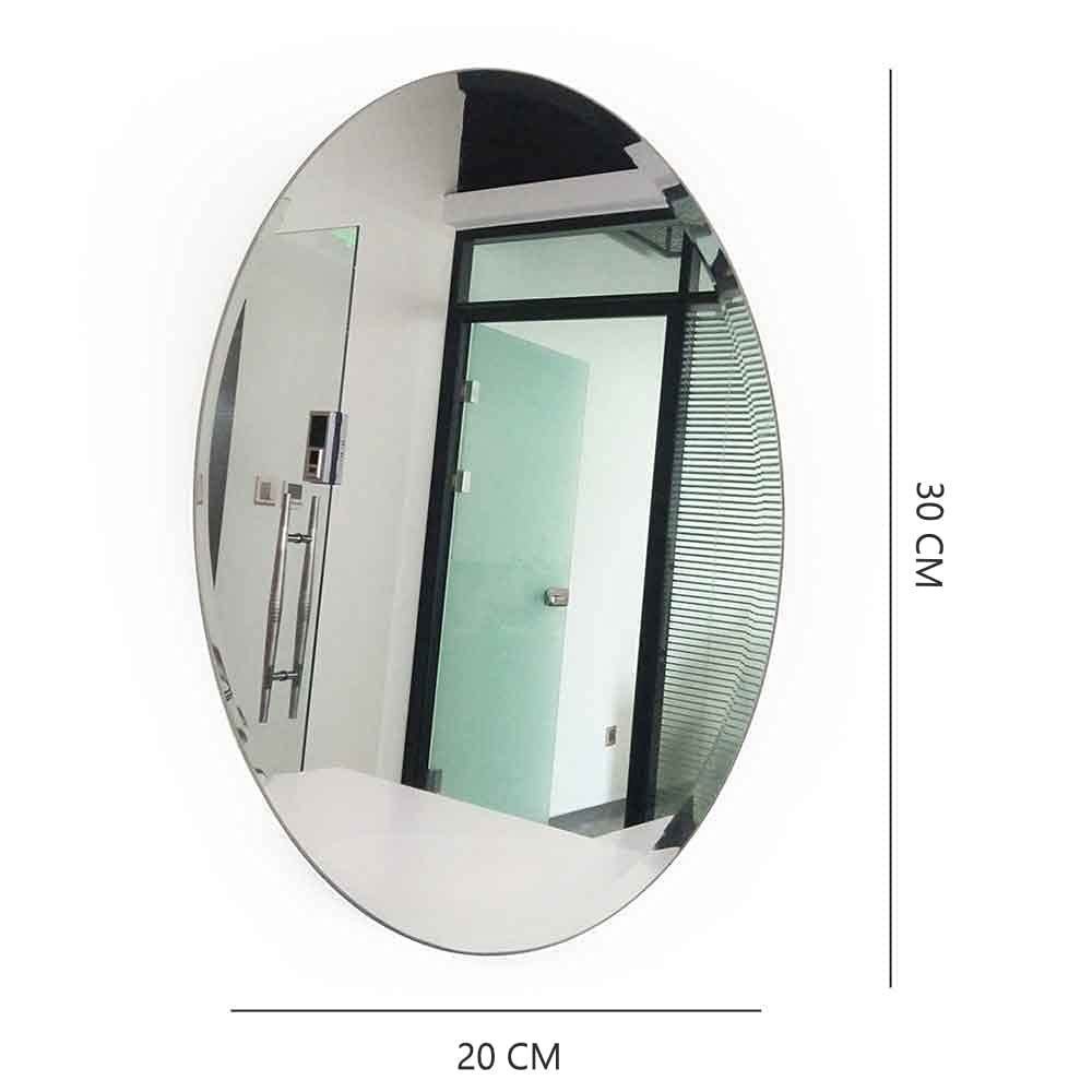 YTL จะไม่แตก กระจกอะคริลิก แบบติดผนัง กระจกห้องน้ำ ขนาด bathroom mirror ไม่จำเป็นต้องเจาะรู หอพัก อพาร์ทเม้น - รูปที่ 6