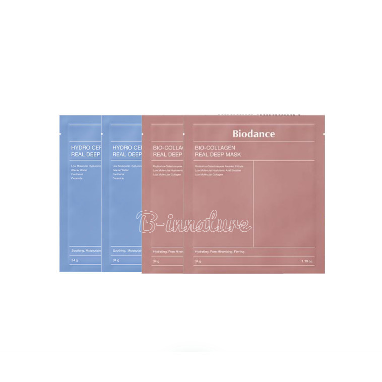 [BIODANCE☆เกาหลี] Hyeri & Roh Jeong-eui Pick! Real Deep 3Hour Mask Pack 34g | คอลลาเจน+ไฮโดรเซนอล | 