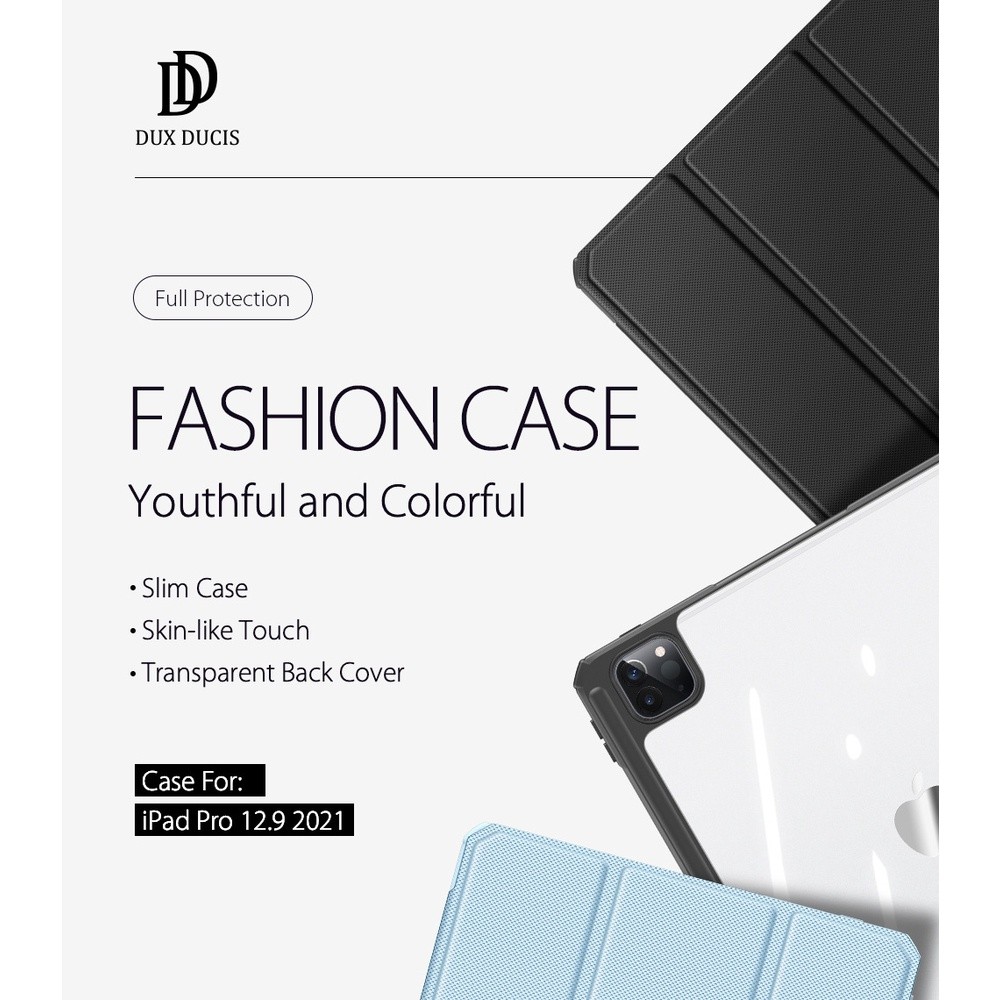 Dux Ducis TOBY Series Case iPad Air 13 M2 2024 iPad Pro 12.9 2020 iPad Pro 12.9 2021 M1 iPad Pro 12.