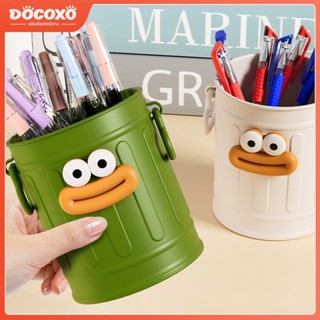 ที่ใส่ปากกาตลกความจุขนาดใหญ่สํานักงานสก์ท็อปกล่องเก็บสาวที่เ…