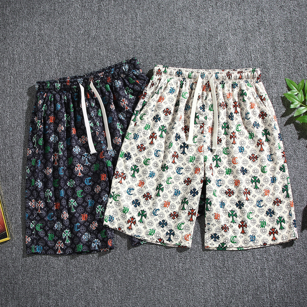 AP Stores กางเกงขาสั้นแฟชั่นน่ารัก สามารถสวมใส่ได้ทั้งชายหญิง ลวดลายสมัยใหม่ใส่สบาย QC-DK8023