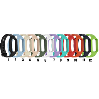 สายรัดซิลิโคนสําหรับ Xiaomi Smart Band 9 Active / Redmi band 3 กันน้ํากีฬาสายนาฬิกาอัจฉริยะสายรัดข้อมือแฟชั่น