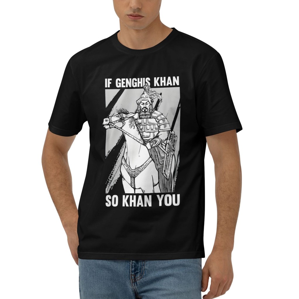 เสื้อยืดผ้าฝ้าย ออกแบบตามประวัติศาสตร์มองโกลและการ<quote>Genghis Khan</quote>