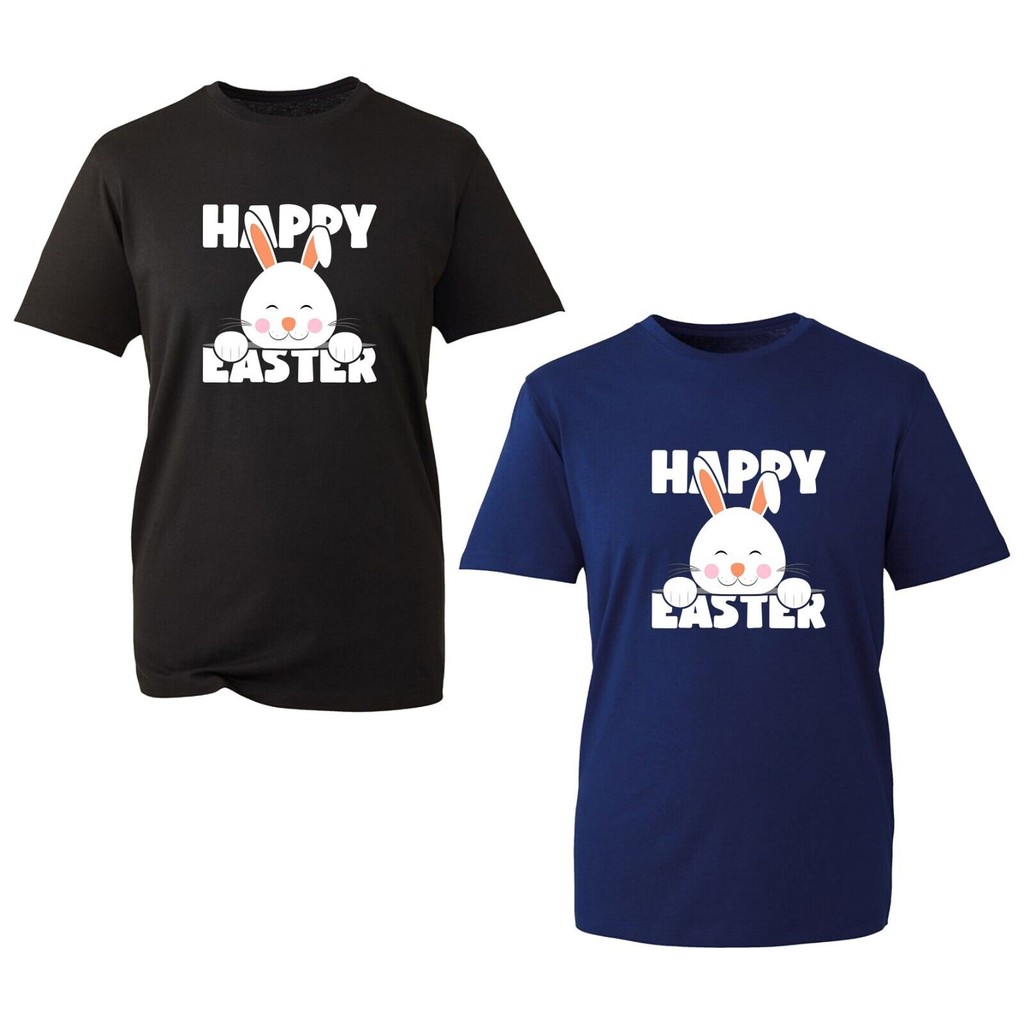 Happy Easter เสื้อยืด Easter Bunny Rabbit Easter Day Hoppy Easter Bunnies Tee Top