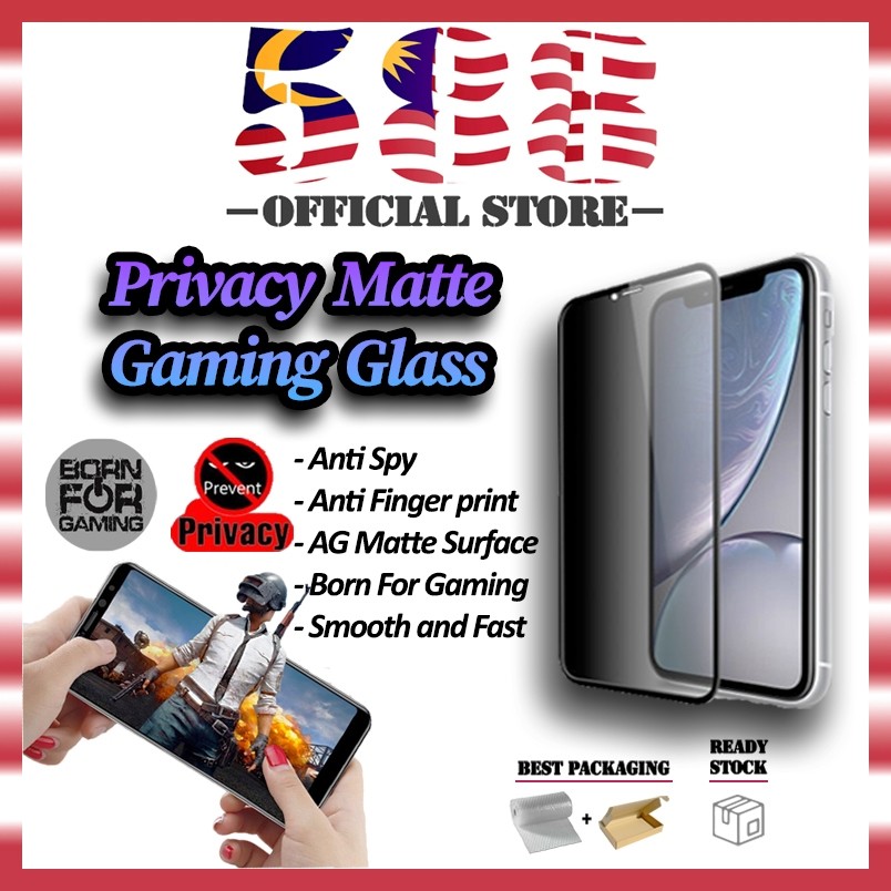 ZTE Blade A77/V80/A56/A55/A35/V70/Nubia Air Focus 2 Pro/Music Gaming Matte Privacy Tempered Glass