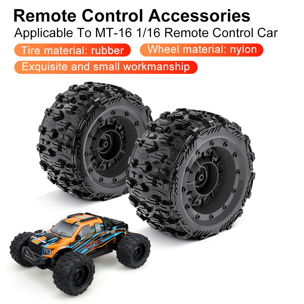 ZD Racing ยาง 12 มม.Hex ล้อและยางสําหรับ MT-16 1/16 Off-Road รถ 2 ชิ้น/4 ชิ้น