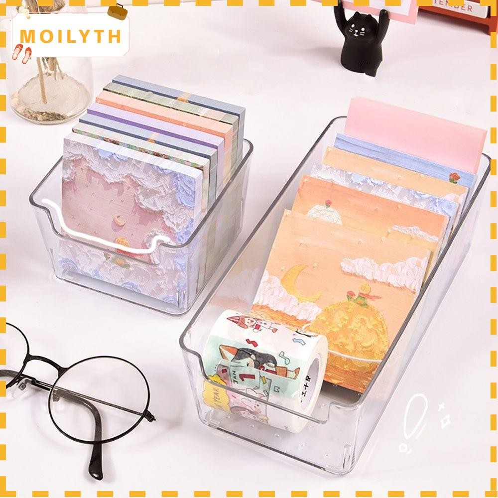 โมลิธ 1ชิ้นกล่องเก็บโต๊ะ,โปร่งใสกว้างใช้ถังเก็บตู้เย็น,ขวดอาหารผลไม้หนังสือเครื่องสําอางตารางครัวนักเรียนวางซ้อนกันได้ออแกไนเซอร์ภาชนะ