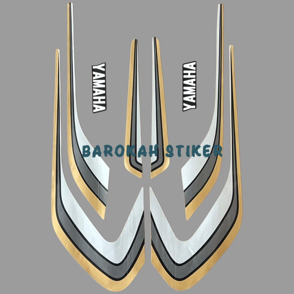 Yamaha rx s rxs พิเศษพิเศษ Gold Standard Sticker Striping, คุณภาพ Fullset Variation