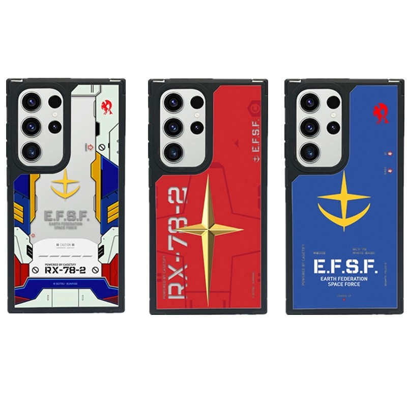Caseti GUNDAM สําหรับ Samsung Galaxy S25 S24 S23 S22 Plus Ultra S23FE A23 A55 A54 A15 A13 A04S A14 A34 A05S A35 A25 เกราะกันกระแทก Hard Case Cover