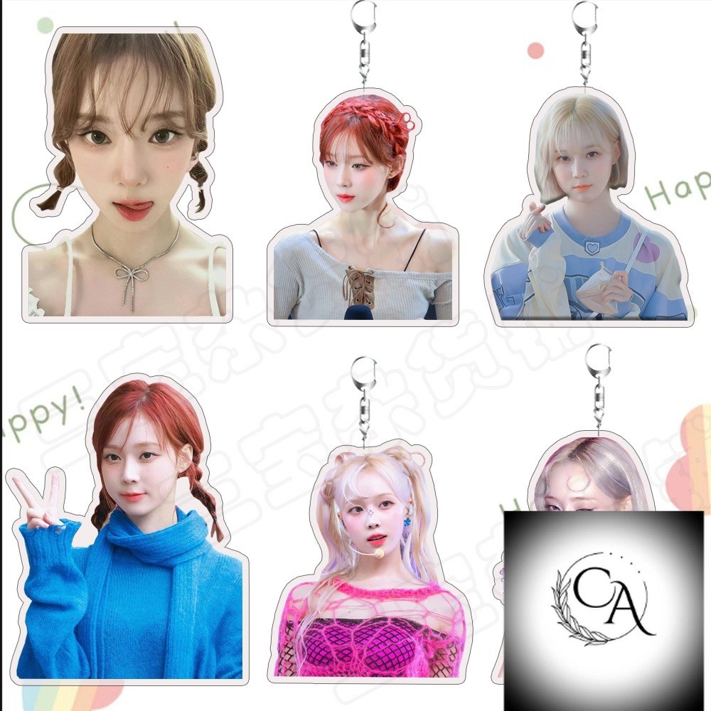 ฤดูหนาว AESPA AESPA อะคริลิคพวงกุญแจสองด้านของขวัญนักเรียน