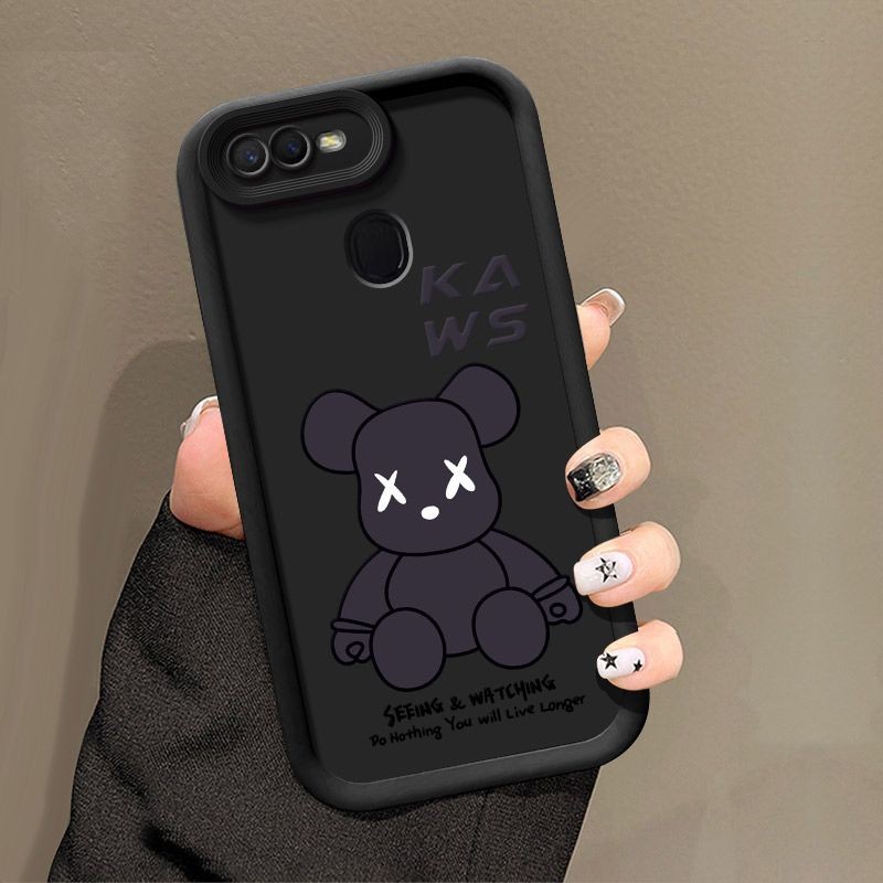 สําหรับ OPPO A7 2018 A5S AX5S AX7 A7N AX5 A3S A12 A12S A11K A12E F9 แฟชั่นแบรนด์การ์ตูน Kaws กรณีออก