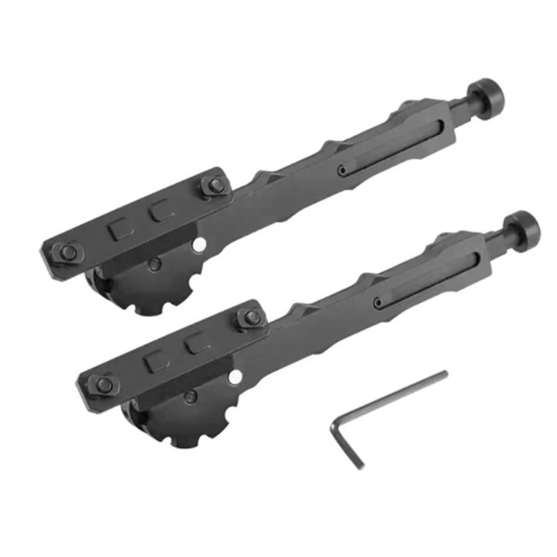 Bon ชุด 2 ชิ้นโลหะ Bipod ขาตั้งสองขาแยกออกแบบ Quick Setup และติดตั้งง่ายบนภูมิประเทศใดๆ