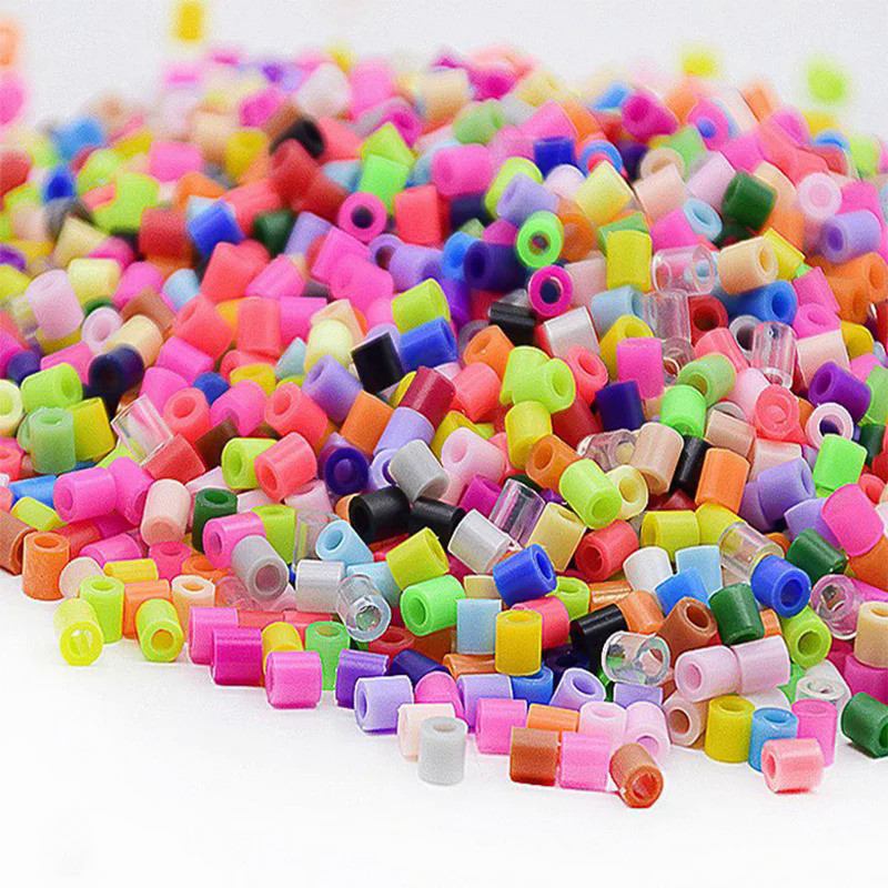 57colors pyssla hama beads 5mm 8000Pcs Iron Beads for Kids Hama Beads 3d puzzle creative toys Handma