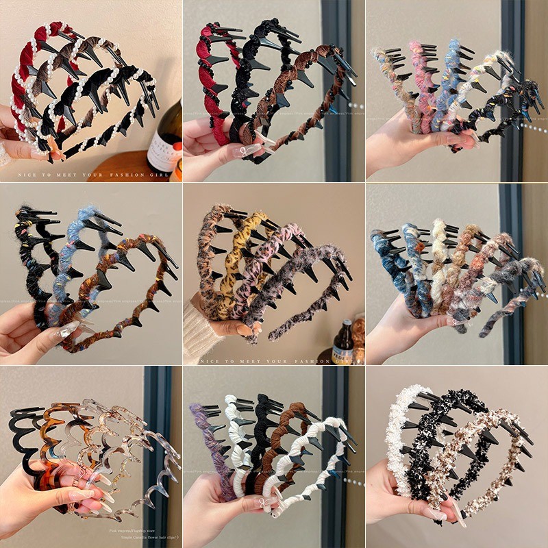 หลายสไตล์แฟชั่นเกาหลีใหม่ที่สวยงามฟันล้างหน้าที่คาดผมเครื่องประดับผม