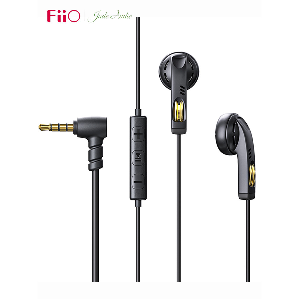 Fiio JF11 U-Shaped Hifi Earbud 14.2 มม.แบบไดนามิกชุดหูฟังแบบมีสายเบสเพลงหูฟังกีฬาพร้อมไมโครโฟน