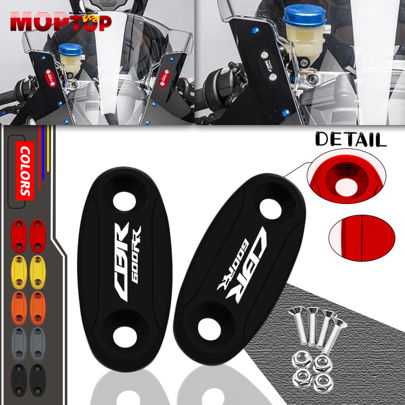 ใหม่ด้านหลังกระจกสําหรับ Honda CBR600RR CBR1000RR CBR 600RR 1000RR รถจักรยานยนต์ CNC กระจกขับเคลื่อนกระจก Eliminators หมวก