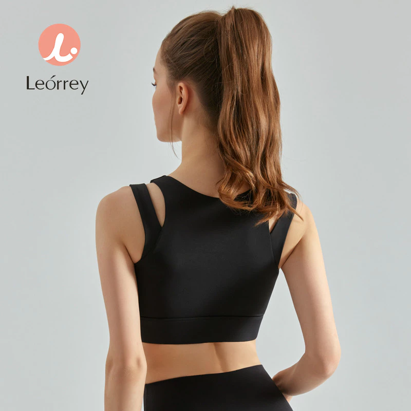 Leorrey เสื้อชั้นในสปอร์ตเสริมฟองน้ำ กันกระแทก มีซิปด้านหน้า thumbnail 4