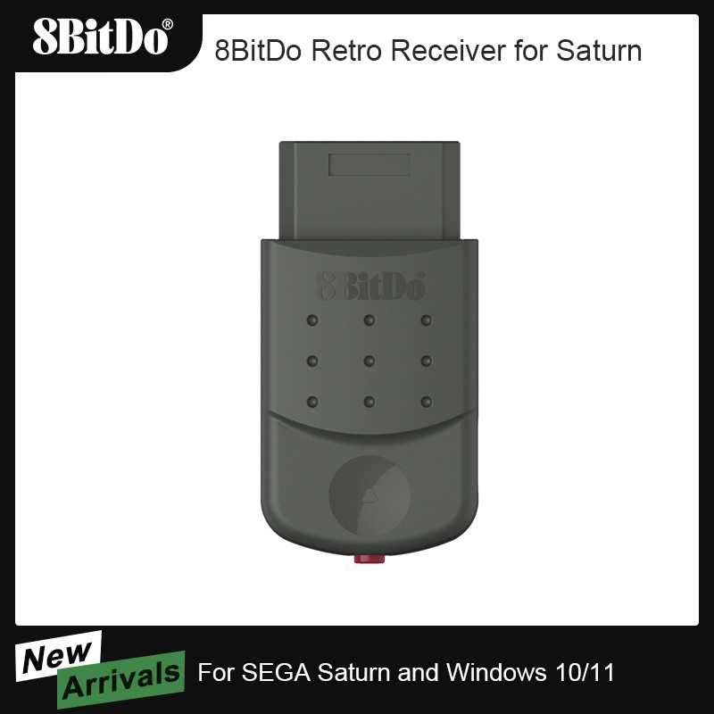 8bitdo ตัวรับสัญญาณย้อนยุคบลูทูธสําหรับ SEGA Saturn และ Windows, อะแดปเตอร์ไร้สาย Dongle สําหรับคอนโ