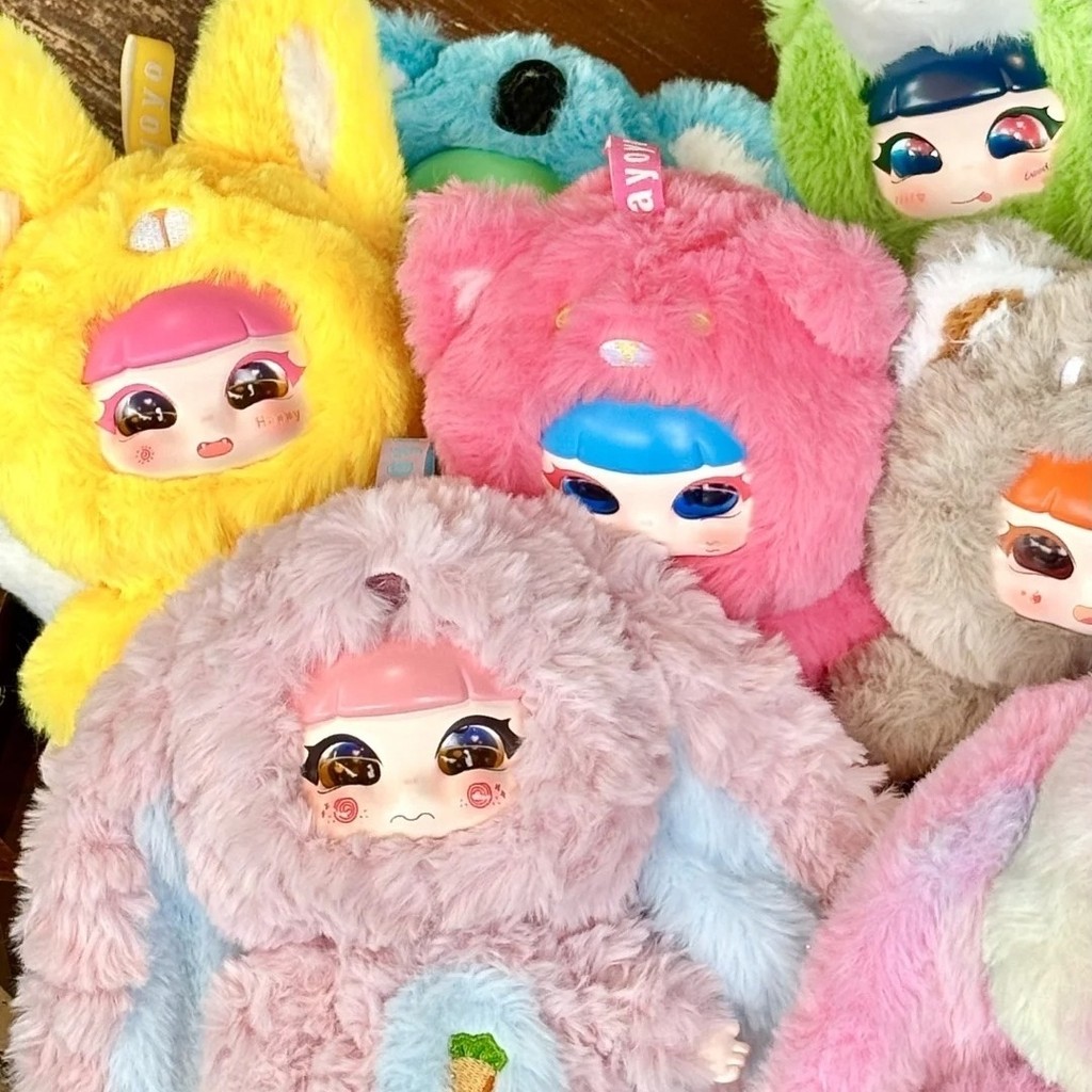 ของแท้ayoyo AYOYO Voice DreamไวนิลPlush Series Mysteryกล่องอินเทรนด์เล่นรูปของเล่นของขวัญเครื่องประดับ