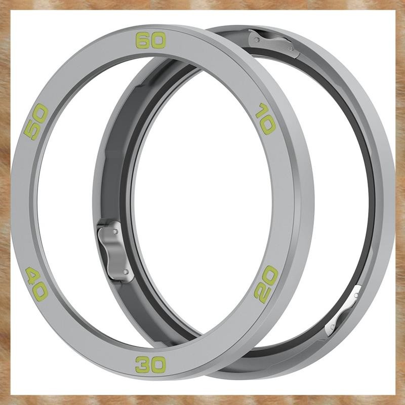 [KYG] Metal Bezel Ring Metal Protector Watch Case Strap Cover Tempered Glass Film Watch Bezel Shell 