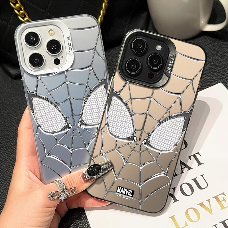 COD เคส iphone 11 13 12 14 15 16 Pro MAX X XR XSMAX 14 15 16 Plus 7Plus Cool Spider เคสโทรศัพท์คู่รักหรูหราทันสมัย ราคา ถูกที่สุด ดีลบีเคเค แกลเลอรีภาพที่ 7