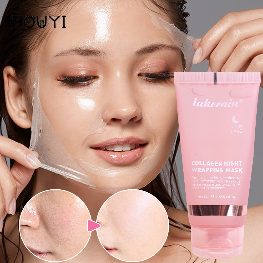 Collagen Overnight Wrapping Peel Off Mask - ครีมบํารุงผิวให้ความชุ่มชื้นอย่างล้ําลึกเครื่องสําอาง