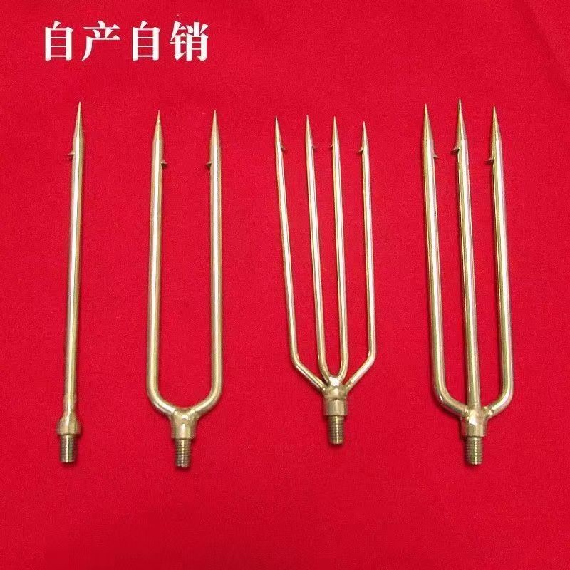 Harpoon สแตนเลส Barb ขนาดเล็ก Harpoon Loach Eel ส้อมตกปลา Gadget สแตนเลสสี่ฟันขนาดเล็ก Harpoon