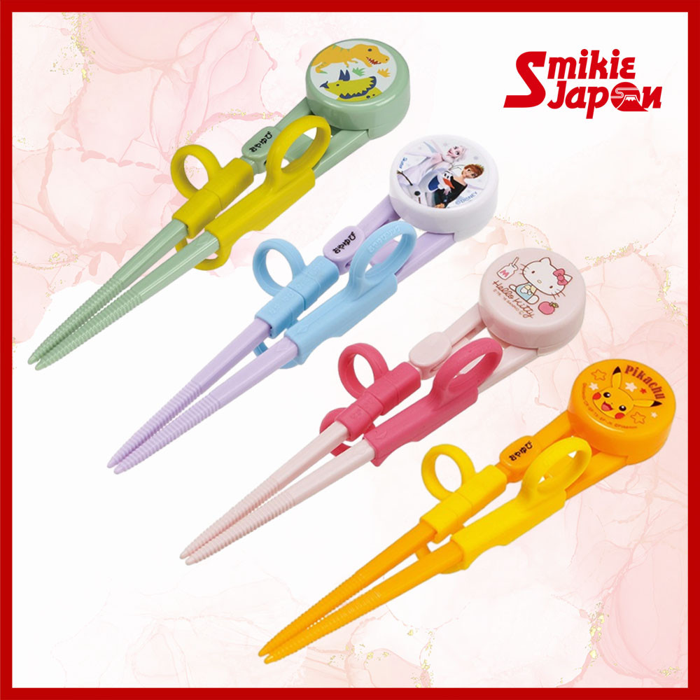 SKATER Deluxe Training Chopsticks 14cm Hello Kitty / Dinosaur / Frozen / Pokémon Direct from Japan