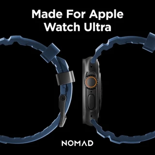 NOMAD สายซิลิโคนสําหรับ Apple Watch Ultra 10 9 8 7 6 5 SE High-end สร้อยข้อมือสายรัดข้อมือ iWatch S11 46 มม.45 มม.49/44/41/40 มม.อุปกรณ์เสริม