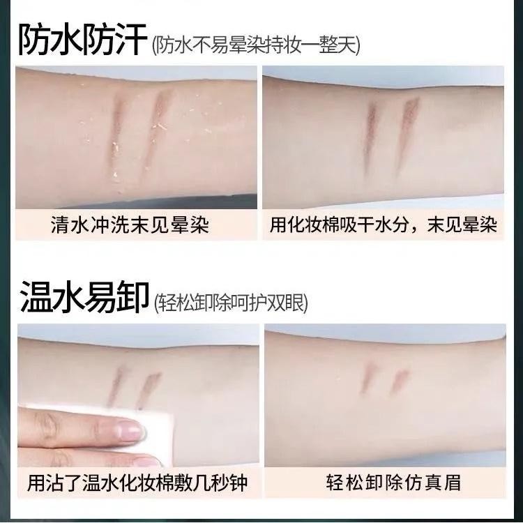 เริ่มต้นดินสอเขียนคิ้วสองหัวดินสอเขียนคิ้วบางมากติดทนนานกันน้ําและเหงื่อไม่มีรอยเปื้อนดินสอเขียนคิ้วนักร้องหญิงอาชีพดินสอเขียนคิ้วสีเขียวย้อนยุ - รูปที่ 7